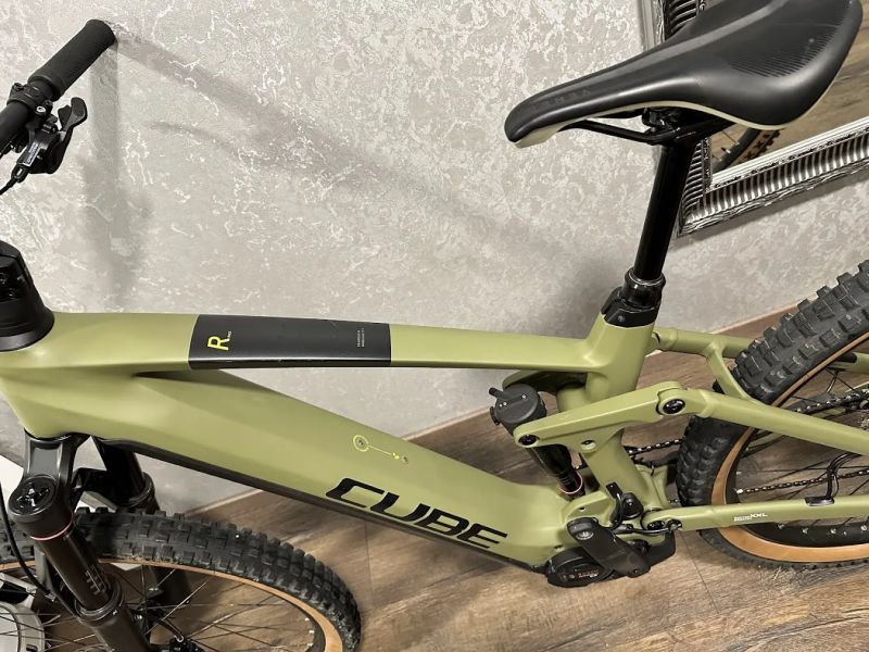 Cube Stereo Hybrid 160 Race HPC 750w olive&green M