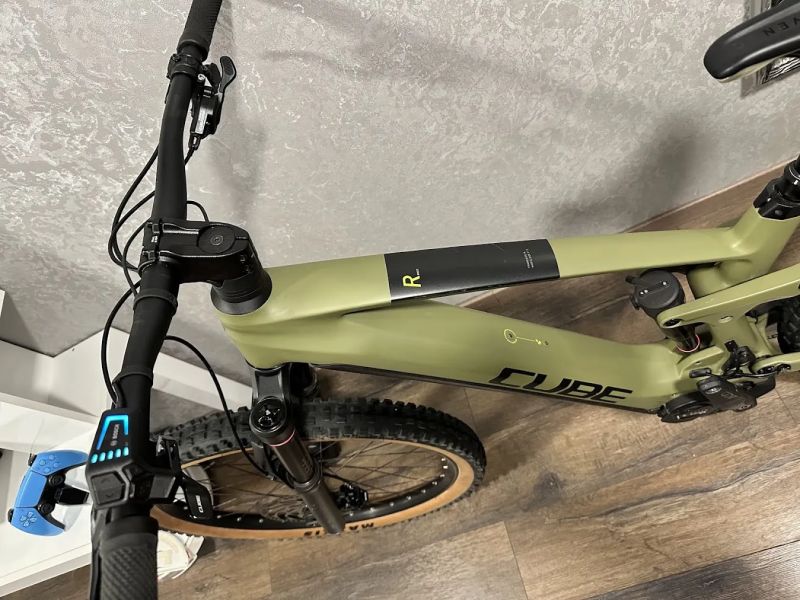 Cube Stereo Hybrid 160 Race HPC 750w olive&green M