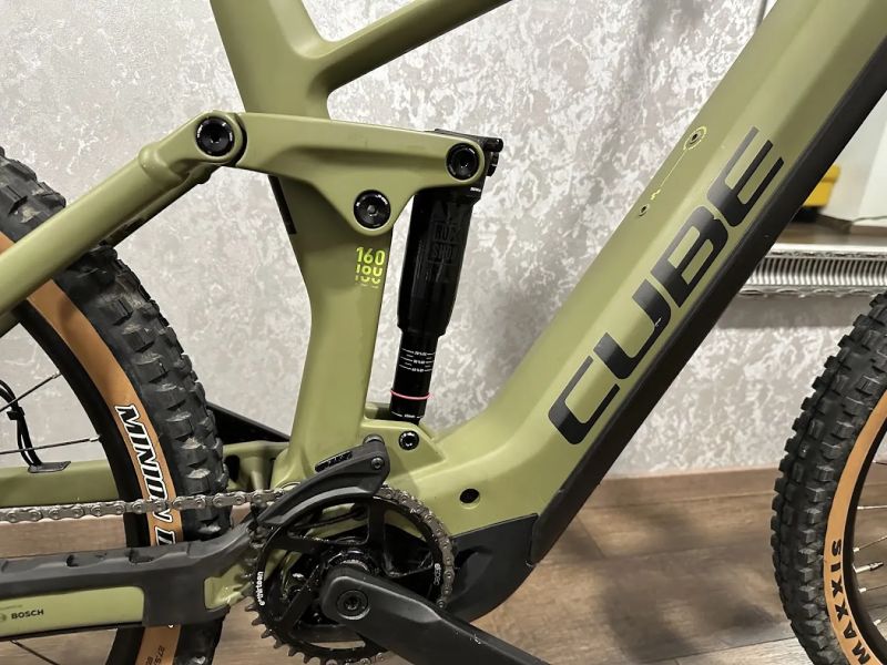 Cube Stereo Hybrid 160 Race HPC 750w olive&green M