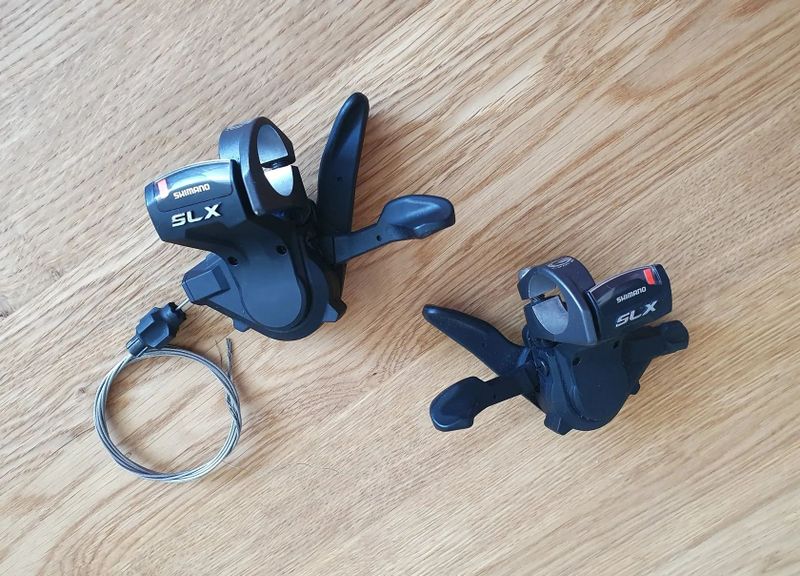 Shimano SLX SL-M660 řazení páčky 3x9