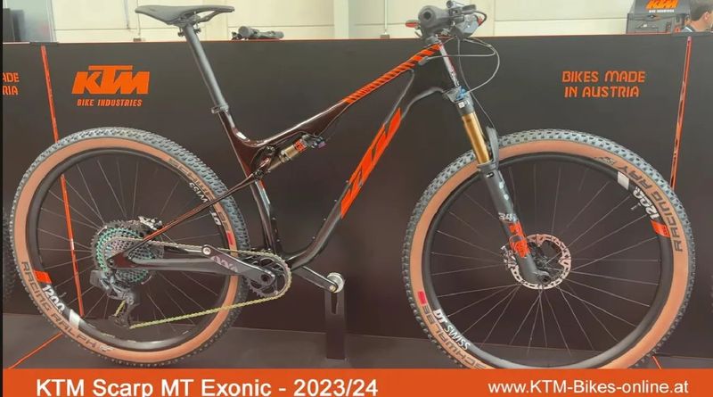 Rámová sada - KTM Scarp MT Exonic 120mm, vidlice a tlumič Fox verze Kashima