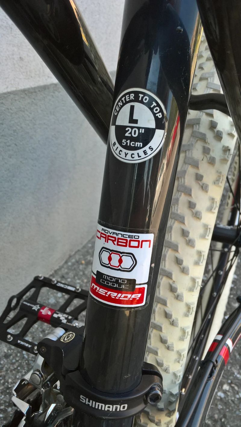 Merida Ninety-Six Carbon vel. L výbava XT 11 kg