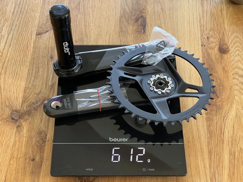 Karbonové kliky Sram Force D2 DUB Wide 170/172,5 + převodník 42 zubů