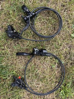 Nabízím brzdy Shimano BL-4100 BR-MT410 hydraulické brzdy komplet 1000/1700 mm MTB