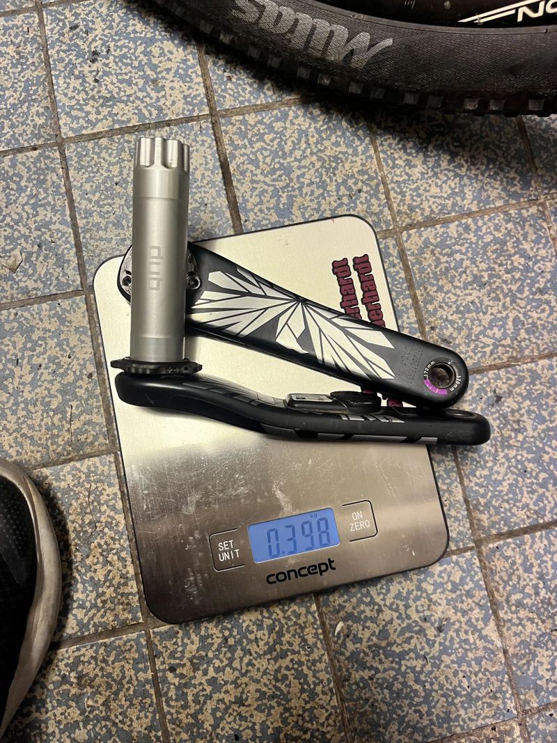 Wattmetr Sram X01 InPeak - 170mm, karbonové, 398g