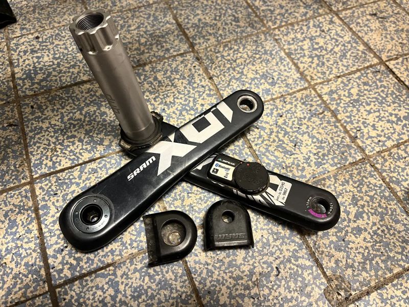 Wattmetr Sram X01 InPeak - 170mm, karbonové, 398g