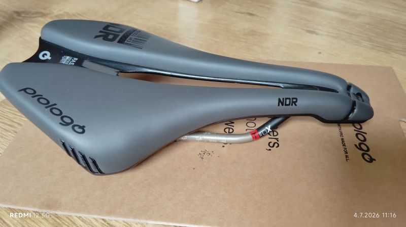 Sedlo Prologo Dimension NDR TiROX 143 antracitem/Black 
