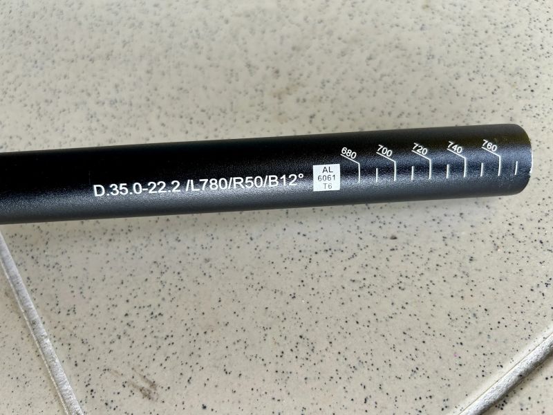 Řídítka Ergotec Riser Bar 50 35.0/780mm