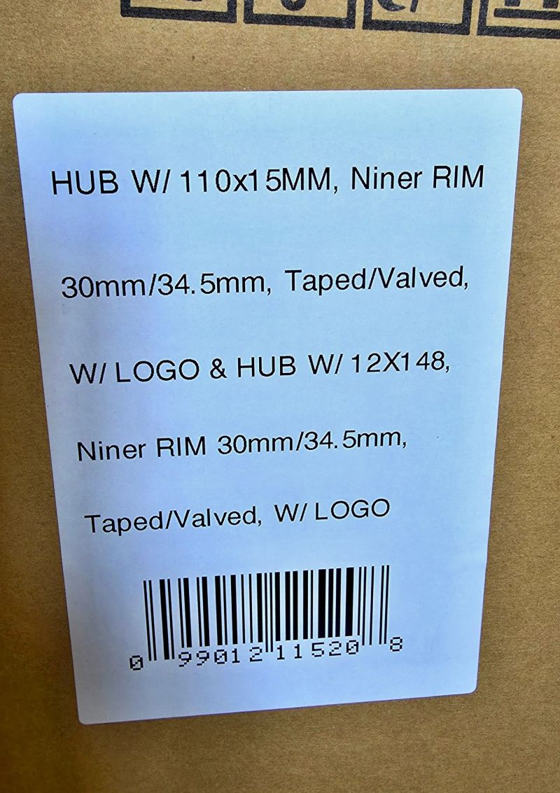 Predam novu sadu kolies Niner 29" Boost (15x110mm / 12x148mm)