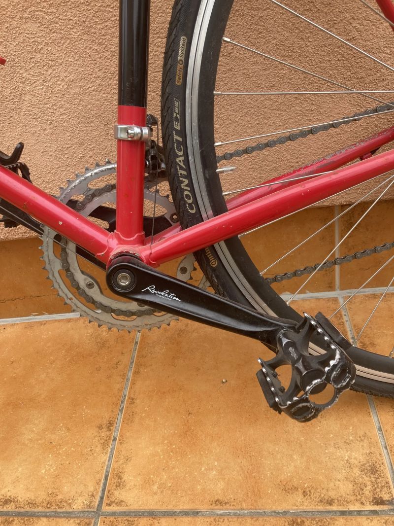 Silniční kolo na ocelovém rámu, Shimano 600EX Arabesque, 2 x 7, velikost 58 cm