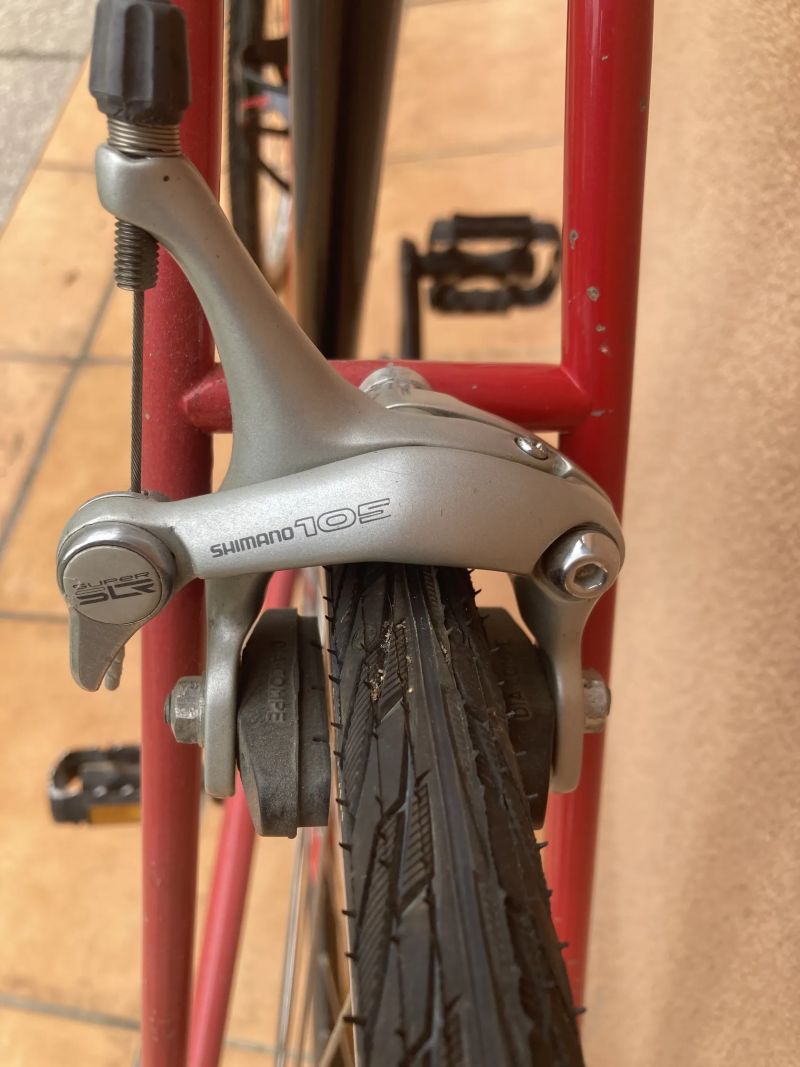 Silniční kolo na ocelovém rámu, Shimano 600EX Arabesque, 2 x 7, velikost 58 cm