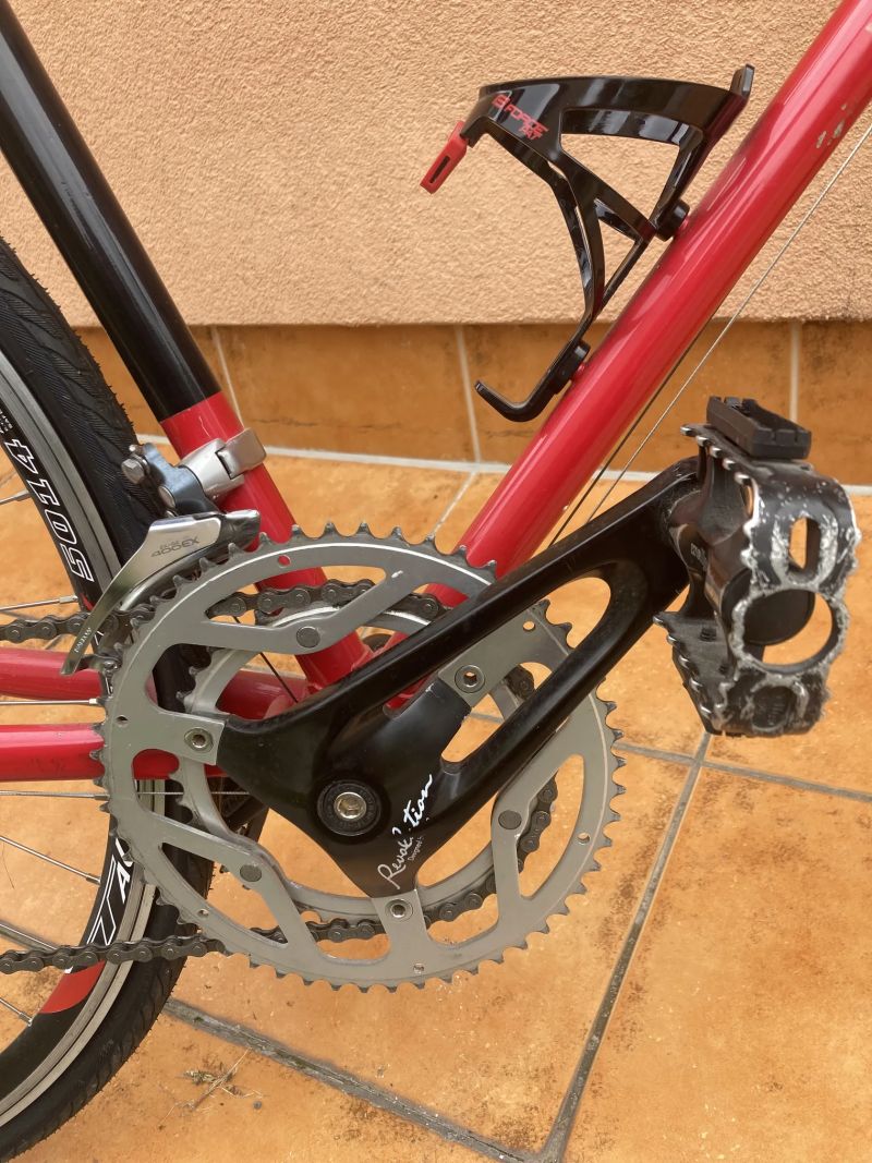 Silniční kolo na ocelovém rámu, Shimano 600EX Arabesque, 2 x 7, velikost 58 cm