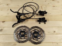 Brzdy před. + zad. Shimano BL-M396