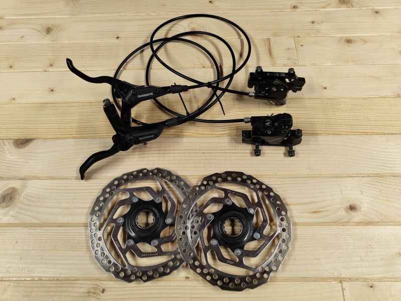 Brzdy před. + zad. Shimano BL-M396