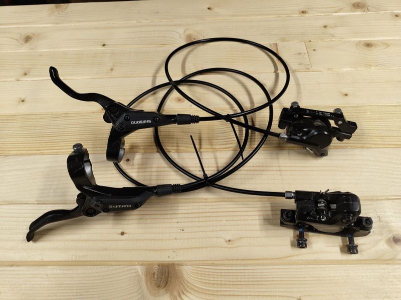 Brzdy před. + zad. Shimano BL-M396
