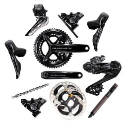 Sada Shimano Dura ace Di2, 175mm. 52x36, 11-34z. 