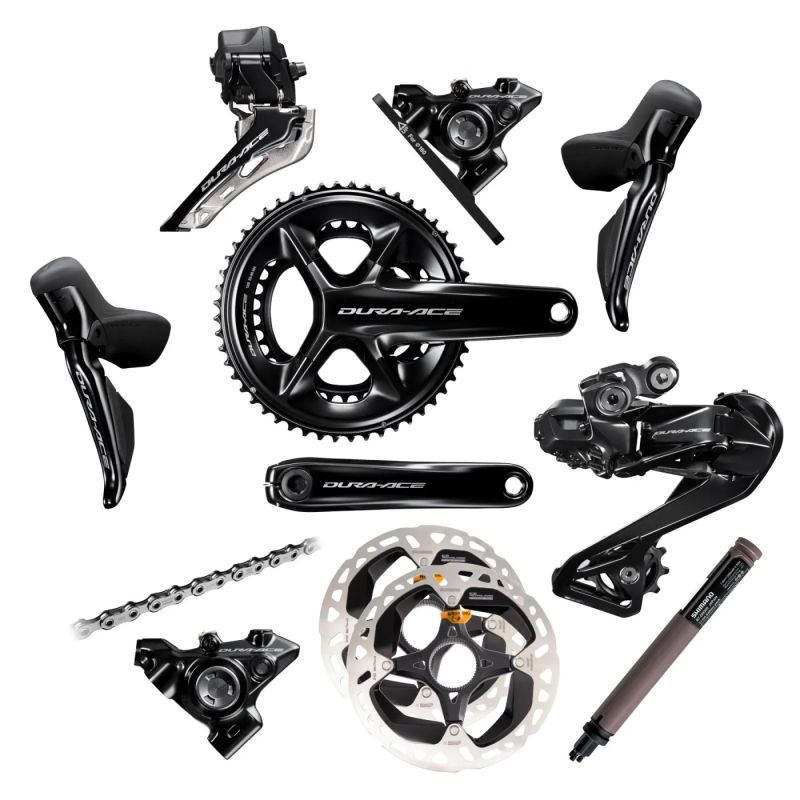 Sada Shimano Dura ace Di2, 175mm. 52x36, 11-34z. 