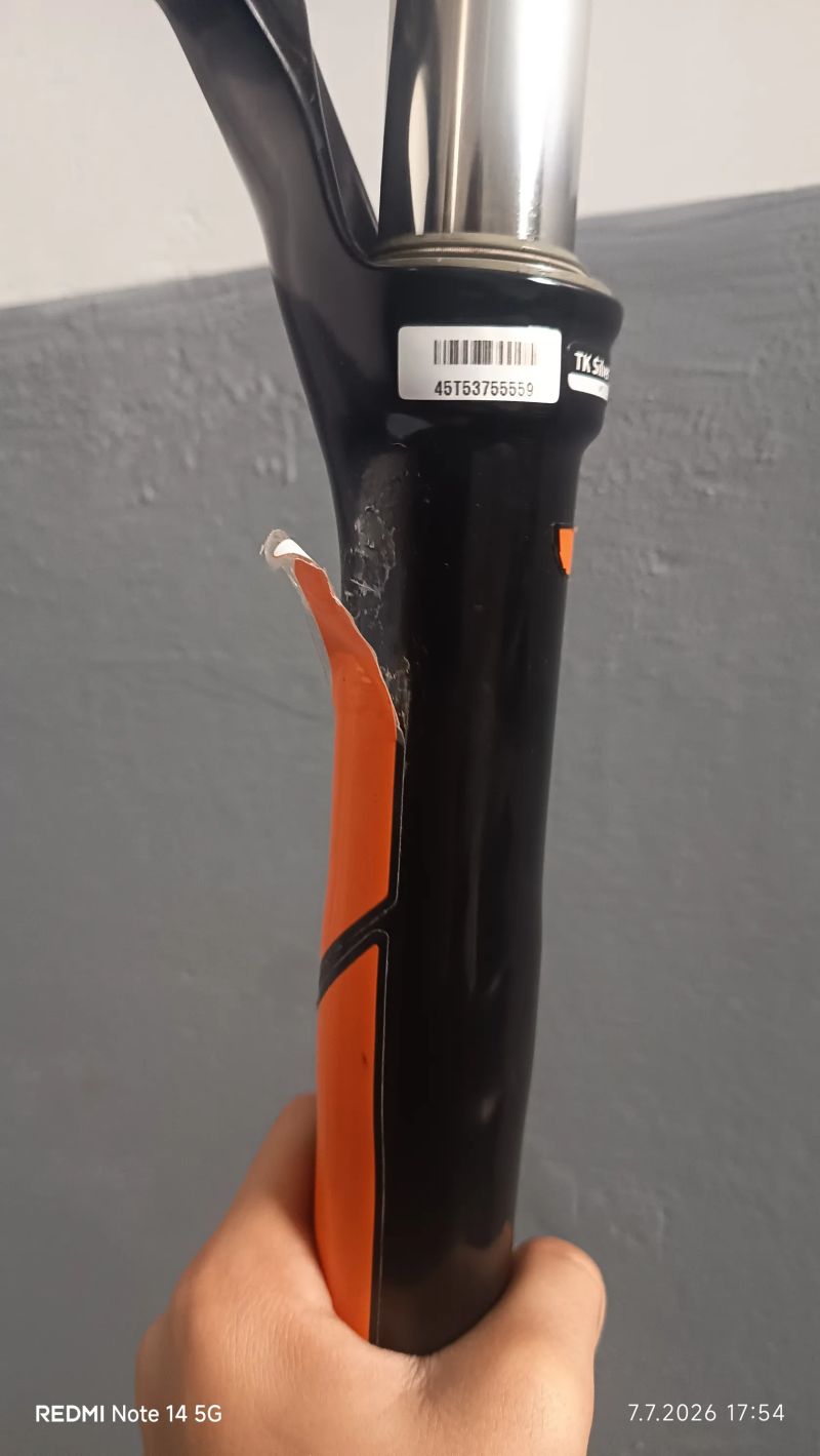 Rock Shox TK silver v oranžové barvě 