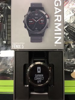 Garmin Fenix 5 Gray Optic Black band