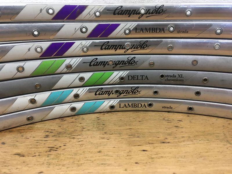 *NOS* ráfky Campagnolo Lambda Strada a Delta Strada XL chromium