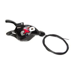 Páčka SRAM X-0 ložisková, 10 rychlostí, černočervená, ZeroLoss, pravá zadní
