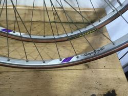 Zapletená kola Campagnolo Lambda/Gipiemme