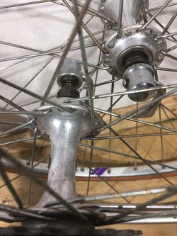 Zapletená kola Campagnolo Lambda/Gipiemme