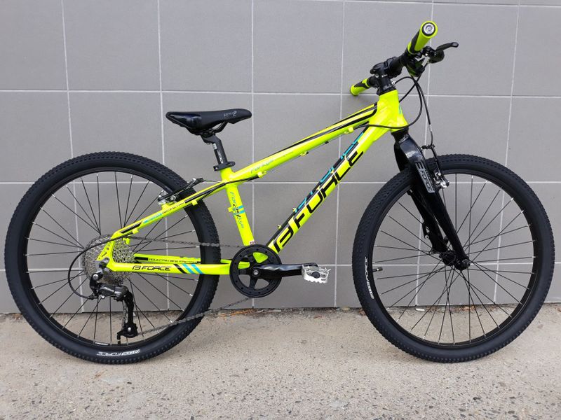 kolo 24" force rám ALU 1x9 NOVÉ, kliky 32zubů +VIDLICE ALU