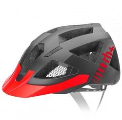 Přilba RH+ BLACK COMBO, matt dark-grey red