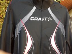 Pánský černý cyklistický dres s dlouhým rukávem zn. Craft vel. XL