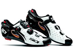 Cyklistické silniční tretry SIDI WIRE CARBON LUCIDO white black