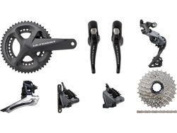 Kompletní sada Shimano Ultegra R-8000 pro kotoučové brzdy - Včetně Ultegra Ice tech kotoučů