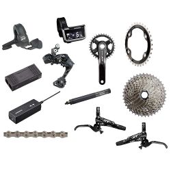Shimano XT Di2 sada M8050 1x11/34t/175mm