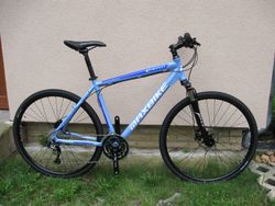 Nové krosové kolo na rámu Maxbike C400, vzduchová vidlice, Shimano Alivio