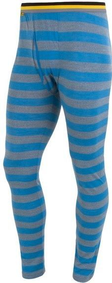 spodky dlouhé pánské SENSOR MERINO ACTIVE modré pruhy - vel.XL