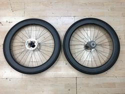 ZAPLETENÁ KARBONOVÁ GALUSKOVÁ KOTOUČOVÁ KOLA - výška ráfku 55 mm