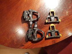 Pedály Shimano Dura Ace 9000 SPD-Sl vč. kufrů, 100% stav!