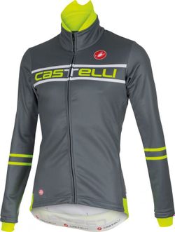 Sleva -42% na NOVOU bundu Castelli Segno turbulence/žlutá fluo - M