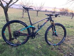 HORSKÉ KOLO MONDRAKER F-PODIUM CARBON R, CARBON/LIGHT GREEN/FOX ORANGE, 2020 velikost M