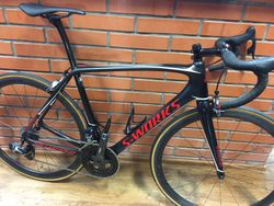 Specialized S-WORKS Tarmac Red Etap 2017 velikost 56cm Zánovní kolo cca 500Km Odpočet DPH