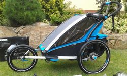 Thule Chariot Sport 1 +++ vsechny 3 sety ZDARMA opora hlavy a trupu