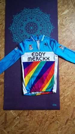 Vintage dres Giordana / Eddy Merckx, S, dlouhý rukáv