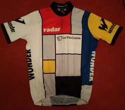Cyklodres La Vie Claire (Velojerseys, U.S.A.) - vel. L