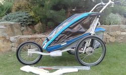 NOVY Thule Chariot CTS CX1 blue disc + cykloset