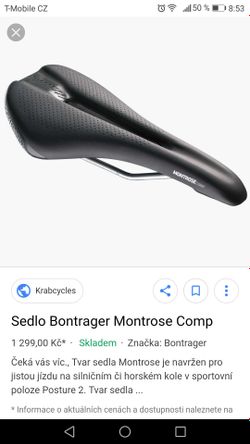 Mtb sedlo Bontrager nové.