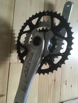 Kliky Shimano Deore XT FC-M760 stříbrné, 175mm, 22-32-44T