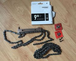 2x řetěz connex 9 speed + 3x quick link