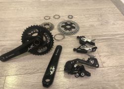 Shimano XT 2x10 2014 "oprava najeto cca 5km)