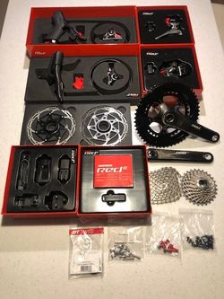 PRODÁM NOVOU SADU SRAM RED eTap - kotoučové brzdy