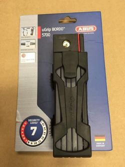 zámek Abus uGrip BORDO 5700 80cm černý
